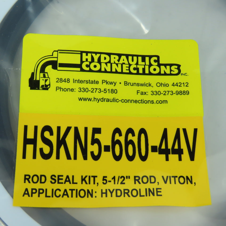 Hydraulic Connections HSKN5-660-44V 5-1/2" Rod Seal Kit, Hydroline
