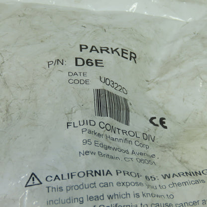 Parker D6E Solenoid Valve Coil 24V
