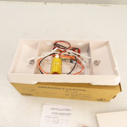 Ciata Lighting EMR-S-LED LED Emergency Light W/ Backup 120/277V (White Housing)