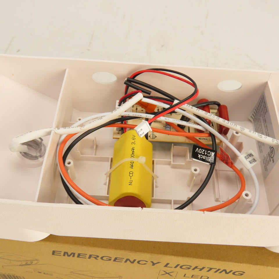 Ciata Lighting EMR-S-LED LED Emergency Light W/ Backup 120/277V (White Housing)