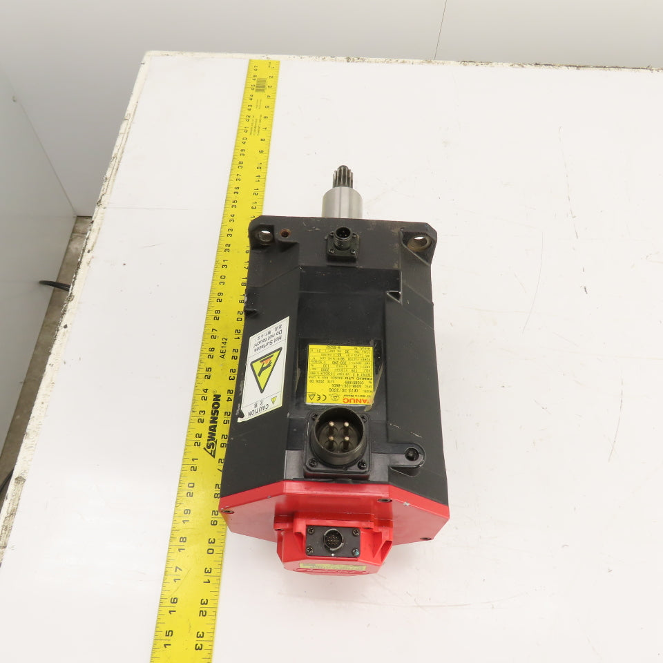 Fanuc A06B-0267-B605 a is 30/3000 4.3kW AC Servo Motor 2000RPM 179V W/ Encoder