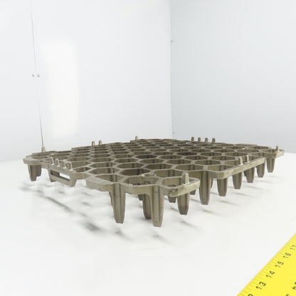 Afenac CKP676 22" x 22" x 2-3/4" Tall Cast Material Tray HR32 0904