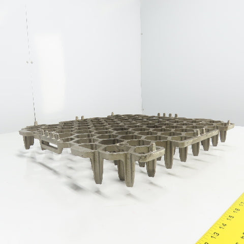 Afenac CKP676 22" x 22" x 2-3/4" Tall Cast Material Tray HR32 0904