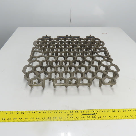 Afenac CKP676 22" x 22" x 2-3/4" Tall Cast Material Tray HR32 0904