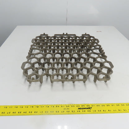 Afenac CKP676 22" x 22" x 2-3/4" Tall Cast Material Tray HR32 0904
