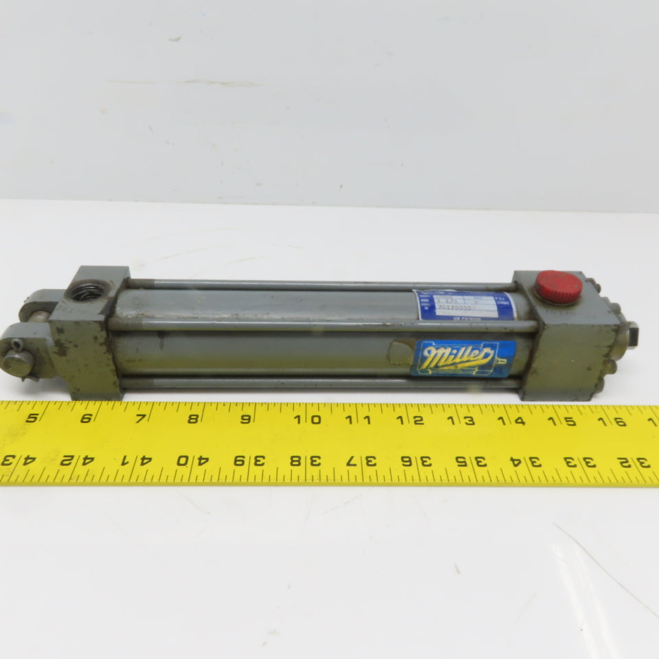Miller = A84 Pneumatic Air Tie Rod Cylinder 1-1/2" Bore 7" Stroke 250PSI