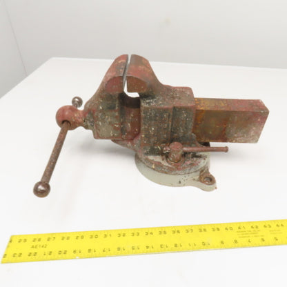 Reed 204-1/2 Vintage 4-1/2" Jaw Swivel Base Bench Vise