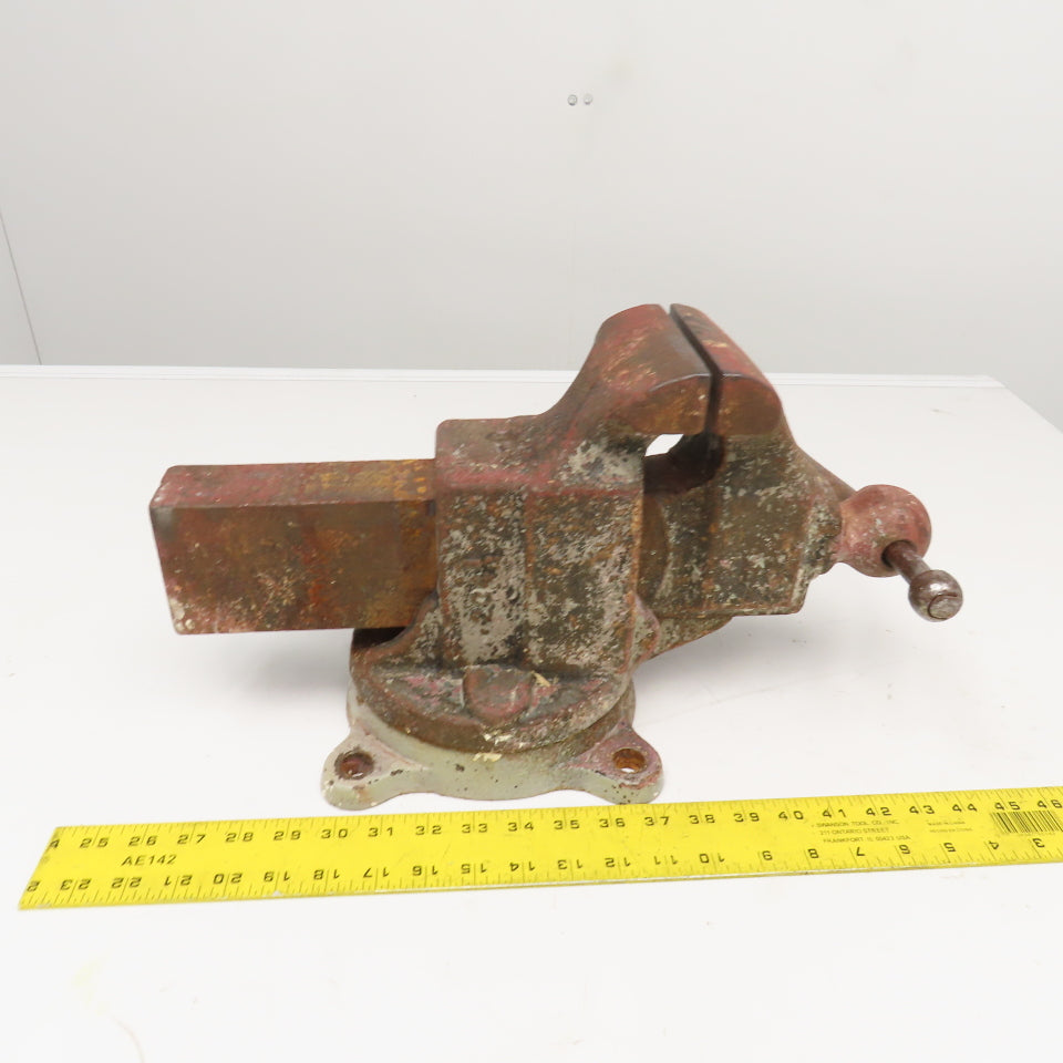 Reed 204-1/2 Vintage 4-1/2" Jaw Swivel Base Bench Vise