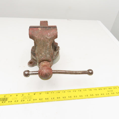 Reed 204-1/2 Vintage 4-1/2" Jaw Swivel Base Bench Vise