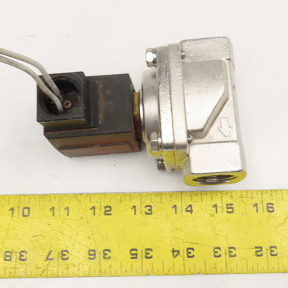 SMC VXZ2350J 3/4" NPT Pneumatic Solenoid Valve 110V Coil