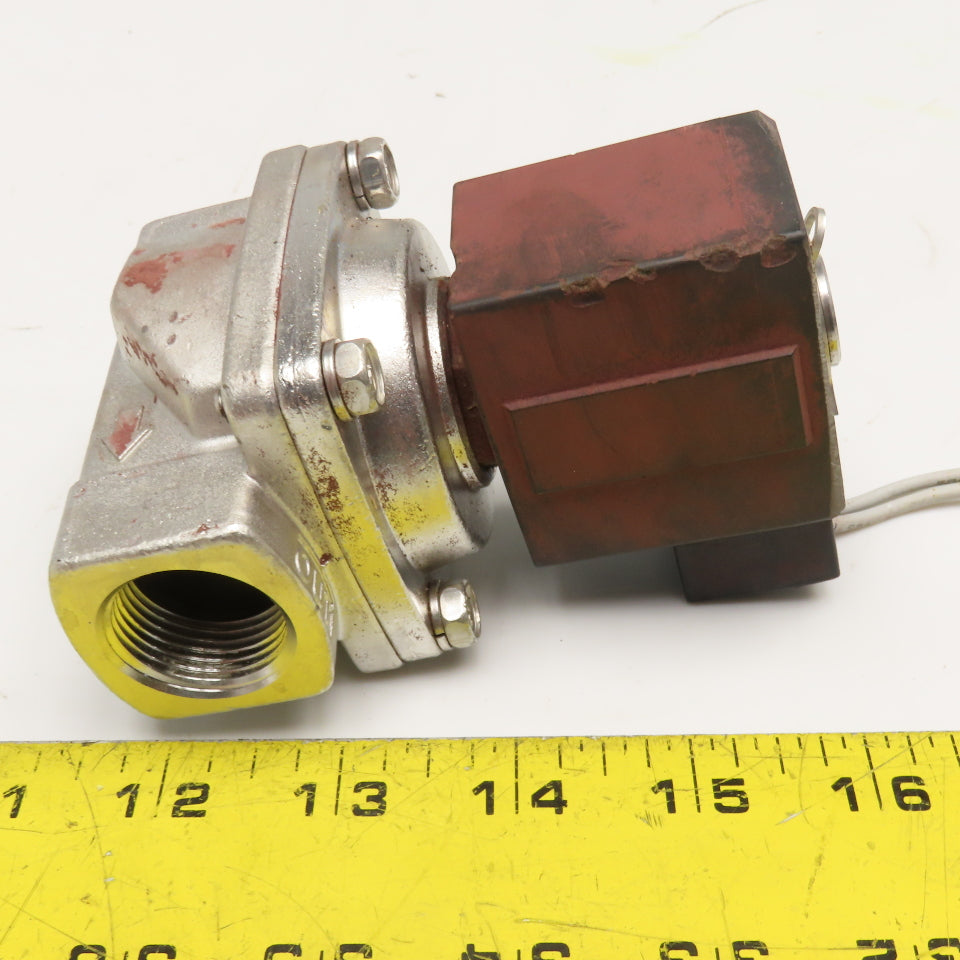 SMC VXZ2350J 3/4" NPT Pneumatic Solenoid Valve 110V Coil