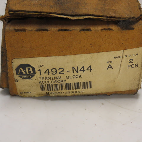 Allen Bradley 1492-N44 Aluminum Terminal Block Mounting Rails 3 Boxes Of 2