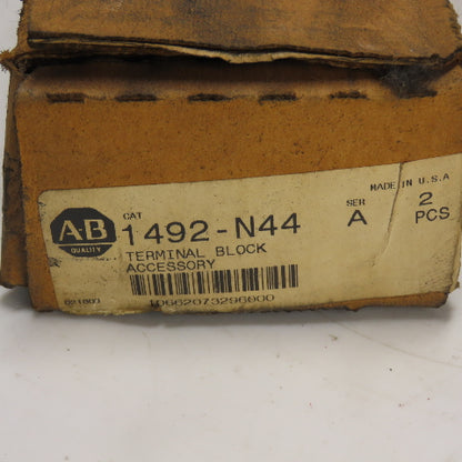 Allen Bradley 1492-N44 Aluminum Terminal Block Mounting Rails 3 Boxes Of 2