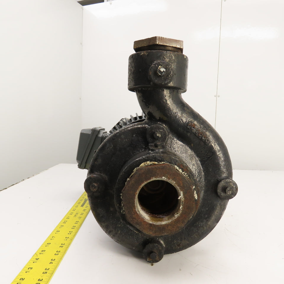 Dayton 12A081 10HP Straight Center Centrifugal Pump 230/460V 3PH 82' Head 2-1/2"