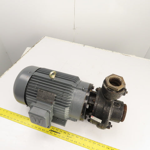 Dayton 12A081 10HP Straight Center Centrifugal Pump 230/460V 3PH 82' Head 2-1/2"