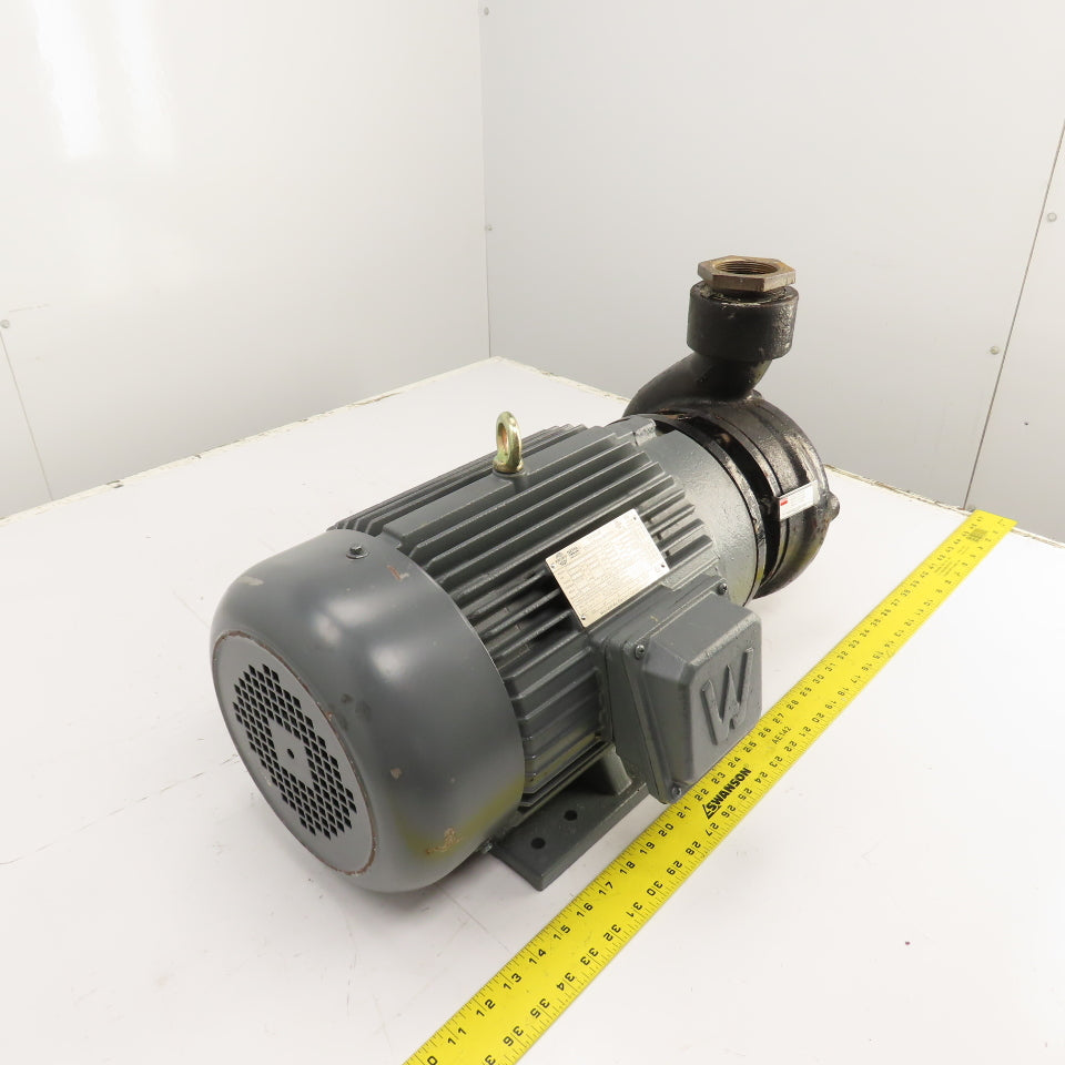 Dayton 12A081 10HP Straight Center Centrifugal Pump 230/460V 3PH 82' Head 2-1/2"