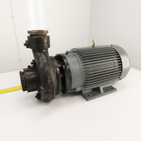Dayton 12A081 10HP Straight Center Centrifugal Pump 230/460V 3PH 82' Head 2-1/2"
