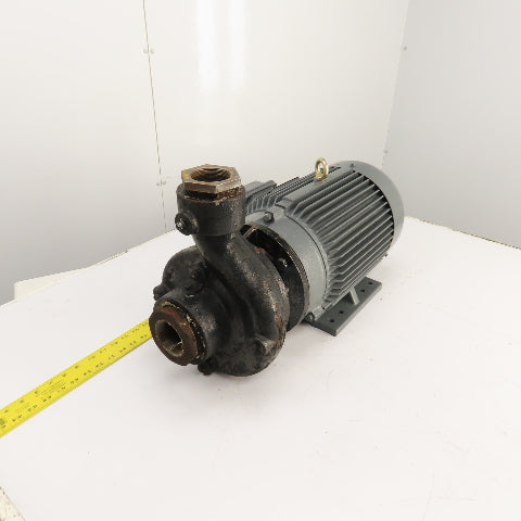 Dayton 12A081 10HP Straight Center Centrifugal Pump 230/460V 3PH 82' Head 2-1/2"