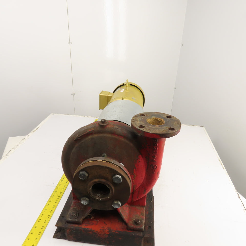 Bell & Gossett P42263 3HP End Suction Centrifugal Pump 230/460V 1760RPM 2" Ports
