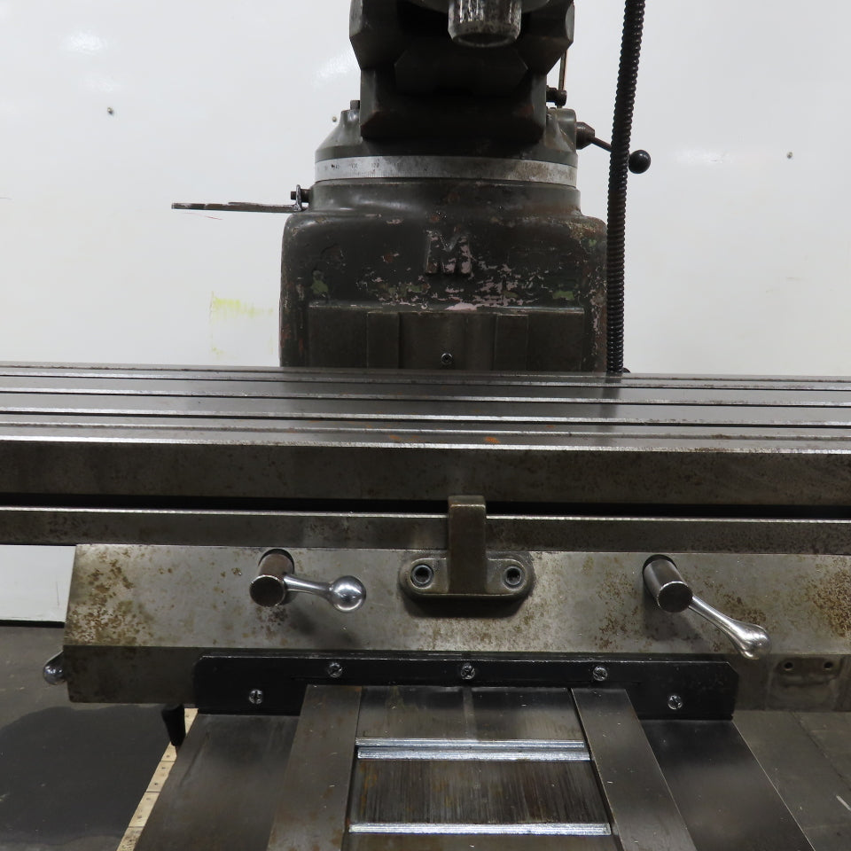 Webb 3VK 3Hp 10" x 50" Manual Feed 230V 3Ph Vertical Knee Mill Milling Machine