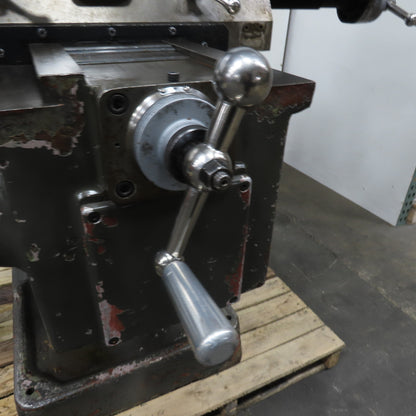 Webb 3VK 3Hp 10" x 50" Manual Feed 230V 3Ph Vertical Knee Mill Milling Machine