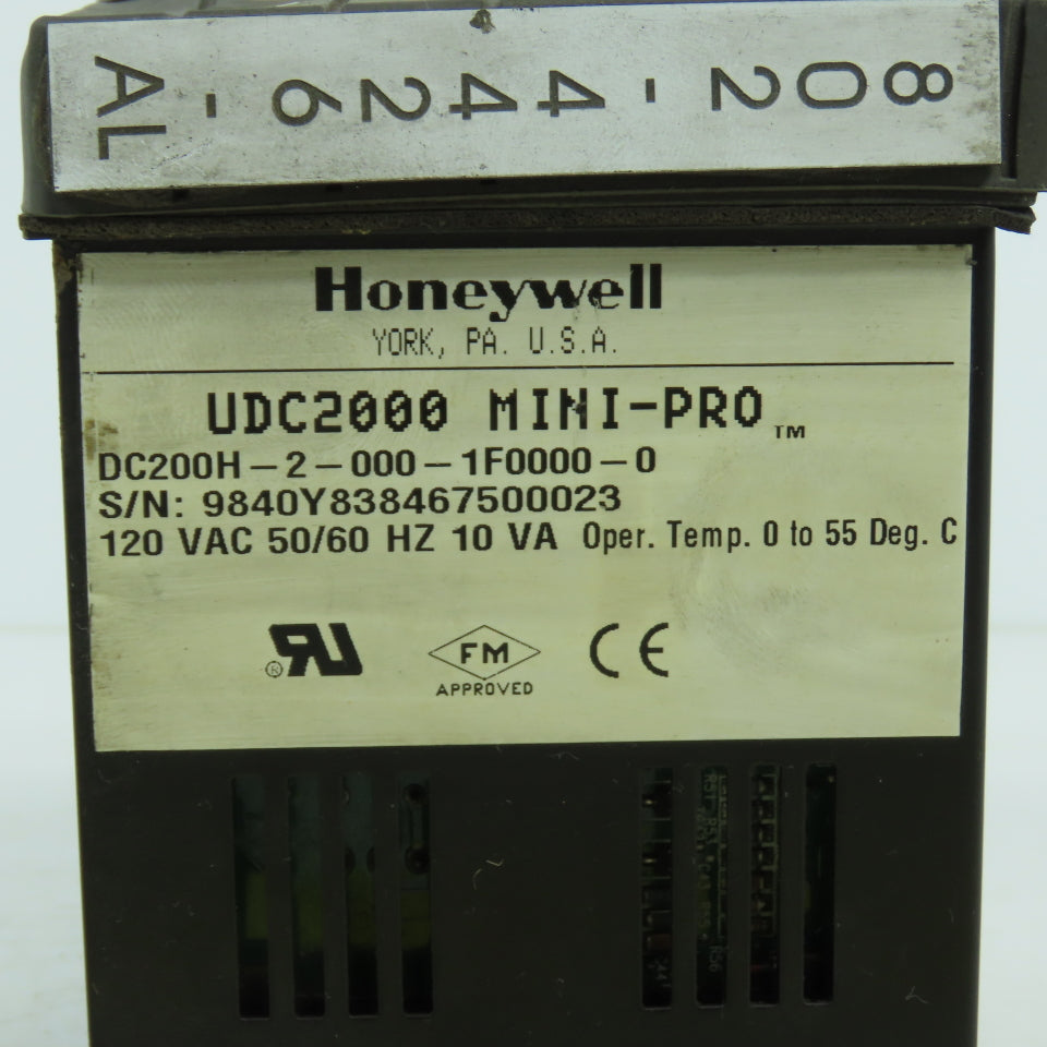 Honeywell UDC2000 Mini-Pro Universal Digital Controller