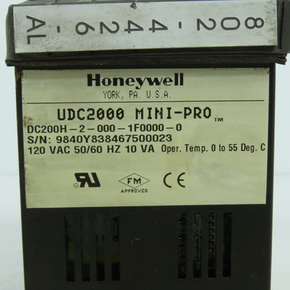 Honeywell UDC2000 Mini-Pro Universal Digital Controller