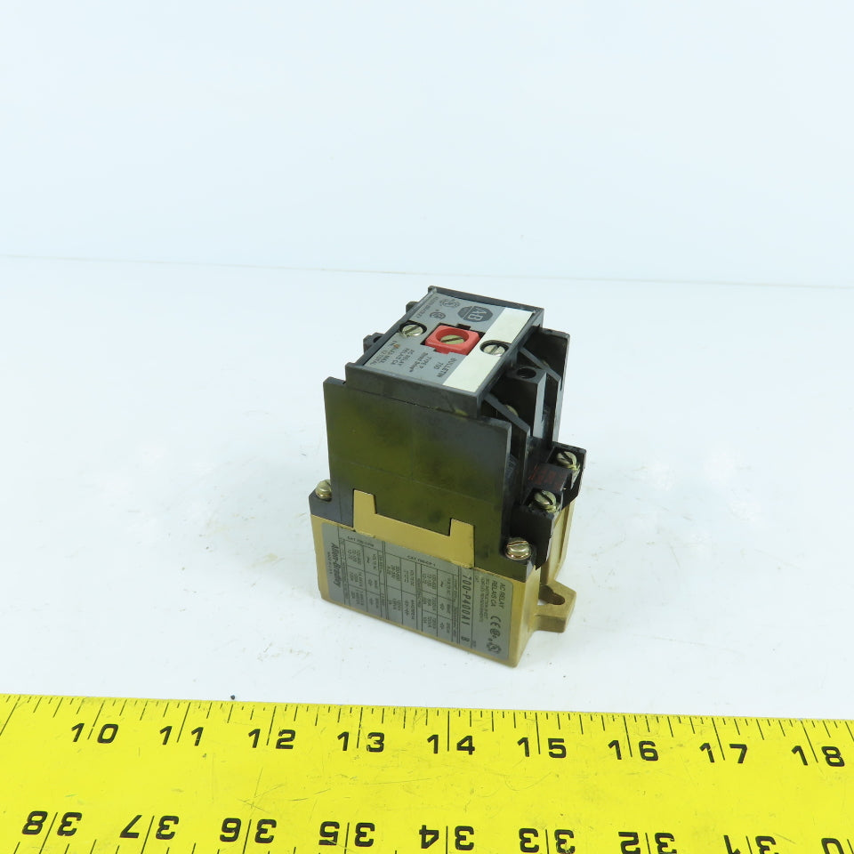 Allen Bradley 700-P400A1 Convertible Contact AC Control Relay 120V Coil