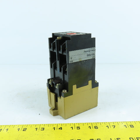Allen Bradley 700-P400A1 700-PB40 600V AC Relay W/ Direct Drive Relay 120V Coil