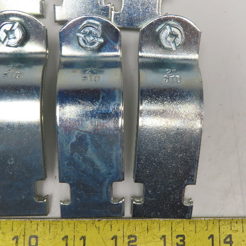2" Pipe Conduit Strut Clamp Electrogalvanized Lot Of 12