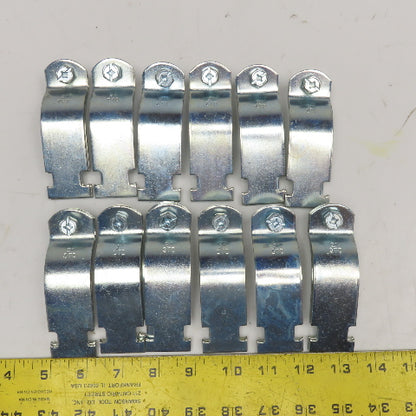 2" Pipe Conduit Strut Clamp Electrogalvanized Lot Of 12