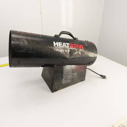 Enerco HS170FATNG HeatStar 150000 BTU Forced Air Natural Gas Jobsite Heater 120V