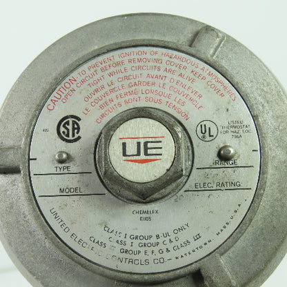 UE United Electric 7439 Temperature Switch125/250VAC 25°-325°F