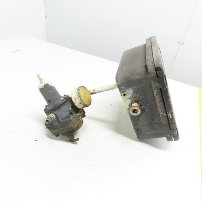 Fisher Controls 4157 Pressure Switch Control Panel 20PSI Supply 3-15PSI Output