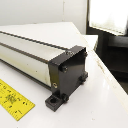 Numatics S2AR-47A2E-CVA2 Double Acting Air Cylinder 4" Bore 47" Stroke 1" Rod