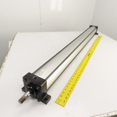 Numatics S2AR-47A2E-CVA2 Double Acting Air Cylinder 4" Bore 47" Stroke 1" Rod