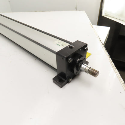 Numatics S2AR-47A2E-CVA2 Double Acting Air Cylinder 4" Bore 47" Stroke 1" Rod