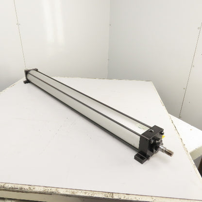 Numatics S2AR-47A2E-CVA2 Double Acting Air Cylinder 4" Bore 47" Stroke 1" Rod