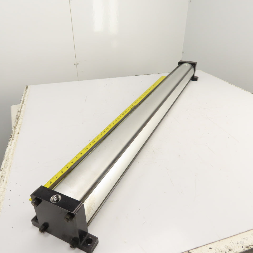 Numatics S2AR-47A2E-CVA2 Double Acting Air Cylinder 4" Bore 47" Stroke 1" Rod