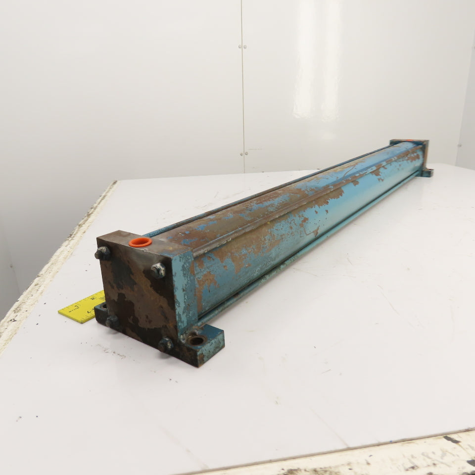 Hanna MS23ACC4.00 Double Acting Air Cylinder 4" Bore 43" Stroke 1" Rod 1/2"Ports