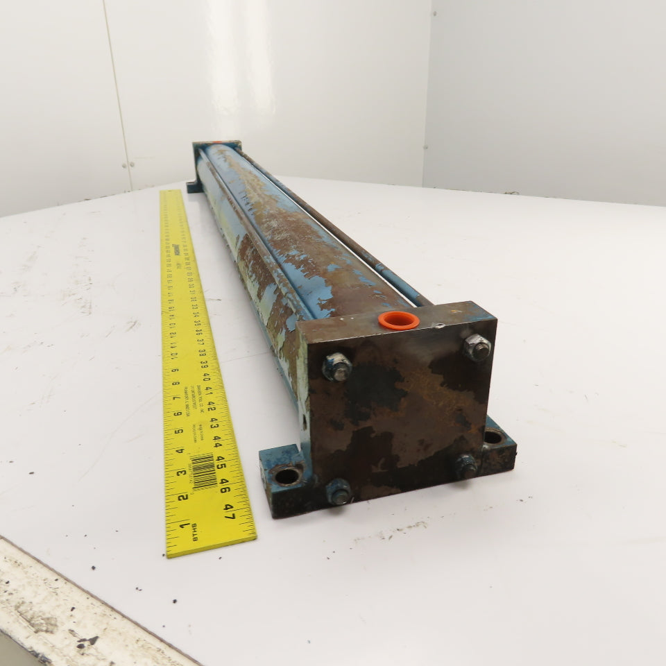 Hanna MS23ACC4.00 Double Acting Air Cylinder 4" Bore 43" Stroke 1" Rod 1/2"Ports