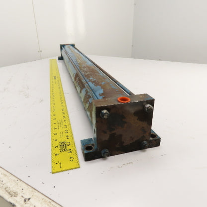 Hanna MS23ACC4.00 Double Acting Air Cylinder 4" Bore 43" Stroke 1" Rod 1/2"Ports