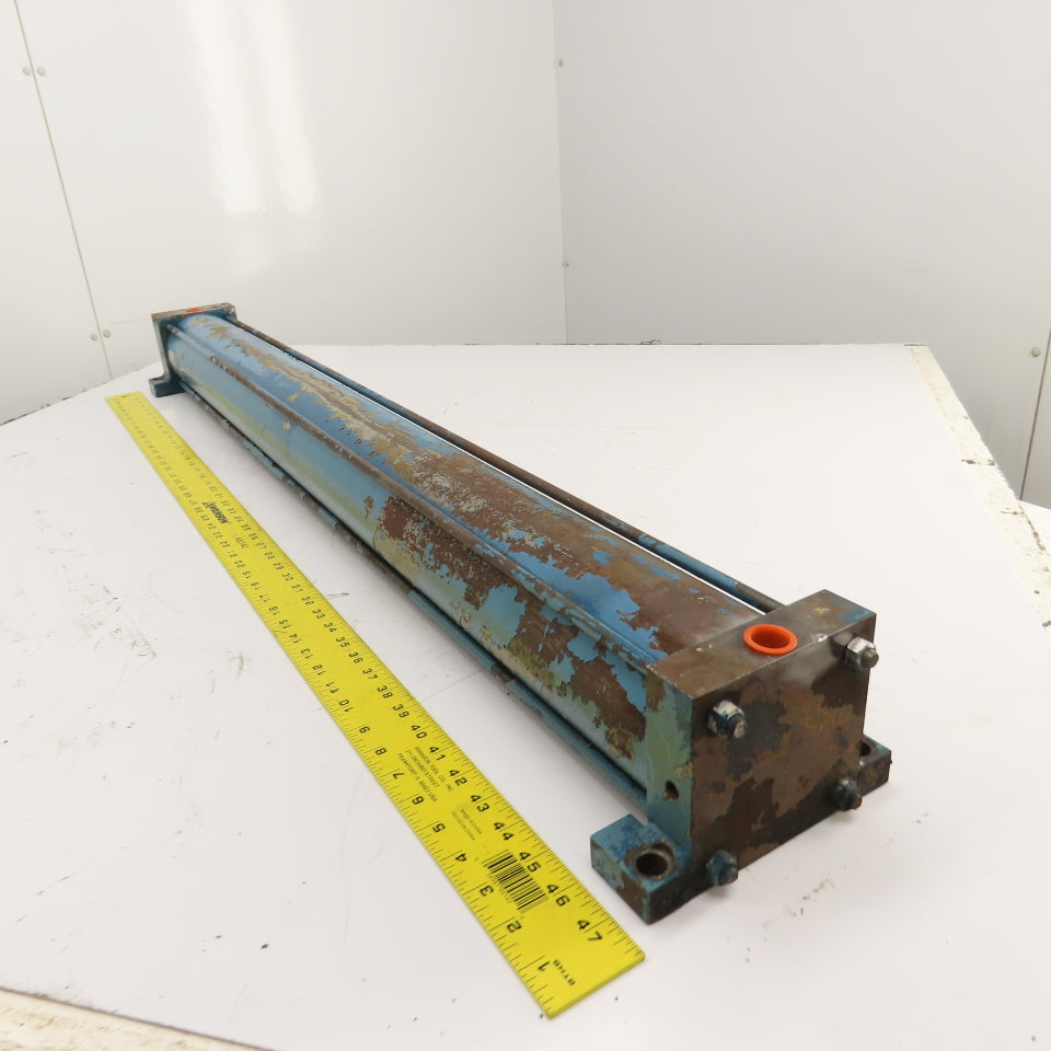 Hanna MS23ACC4.00 Double Acting Air Cylinder 4" Bore 43" Stroke 1" Rod 1/2"Ports