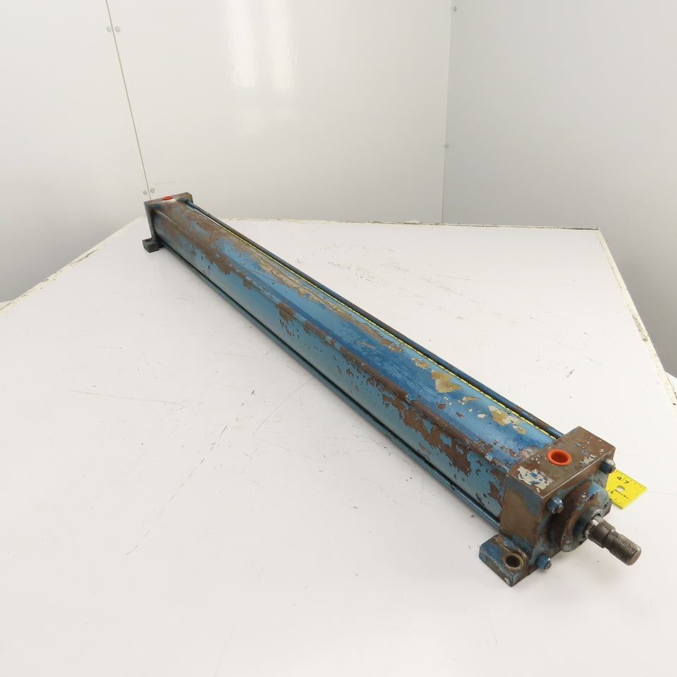 Hanna MS23ACC4.00 Double Acting Air Cylinder 4" Bore 43" Stroke 1" Rod 1/2"Ports