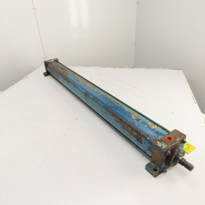 Hanna MS23ACC4.00 Double Acting Air Cylinder 4" Bore 43" Stroke 1" Rod 1/2"Ports