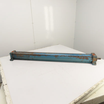 Hanna MS23ACC4.00 Double Acting Air Cylinder 4" Bore 43" Stroke 1" Rod 1/2"Ports