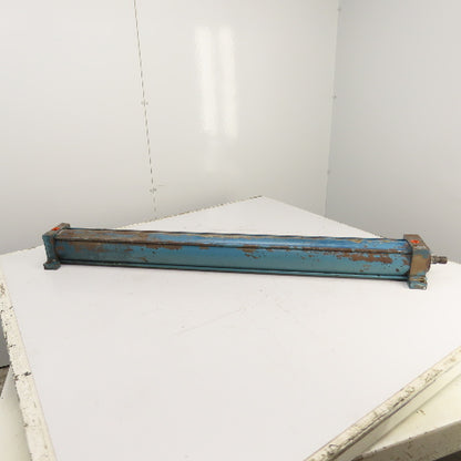 Hanna MS23ACC4.00 Double Acting Air Cylinder 4" Bore 43" Stroke 1" Rod 1/2"Ports