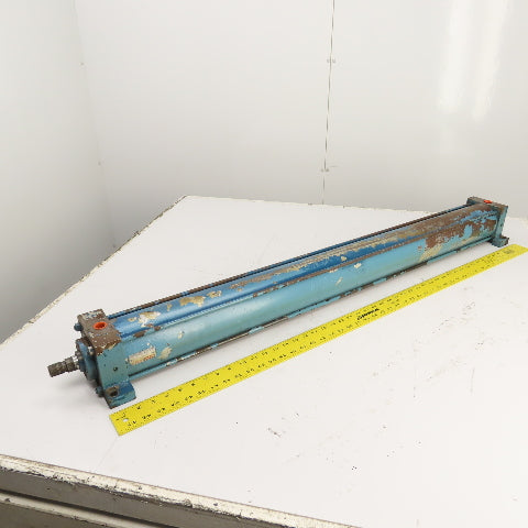 Hanna MS23ACC4.00 Double Acting Air Cylinder 4" Bore 43" Stroke 1" Rod 1/2"Ports