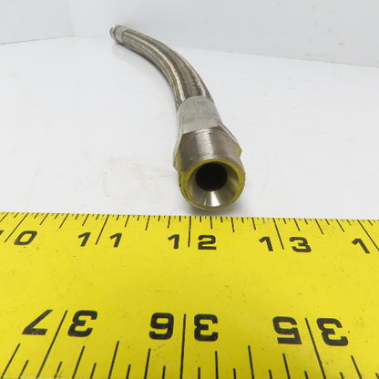 18" Flexible Braided Stainless Steel 1/2" Hose Assembly 1/2" NPT