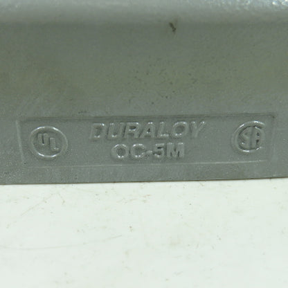 Duraloy OC-5M 1-1/2" NPT Form 5 Cast C Conduit Body